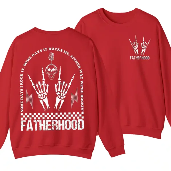 Fatherhood Some Day I Rock It Sweatshirt, Retro Fatherhood Sweater, Father's Day Gift - Unisex, Gift For Father's Day