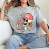 4-4-6.webp Ballpark Mama Mom Skull Funny Baseball Halloween T-Shirt - Unisex, Gift for Halloween Day, Gift for Mama