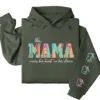 Personalized Mama Hoodie – Custom Mama  with Kids’ Names on Sleeve, Thoughtful Mother’s Day or Birthday Gift Idea