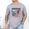 4th of July American Dad Shirt, Father's Day Gift from Wife Gift from Daughter, Step Dad Gift, Dad Fourth of July Independence Day T-shirt