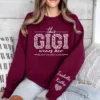5-11.jpeg Custom Gigi Sweatshirt, Custom Grandma Gift, This Gigi Wears Her Heart On Her Sleeve Sweater, With Kids' Names On Sleeve, Gigi Gift on Mother's Day