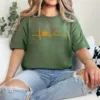 Pumpkin Heartbeat Halloween T-Shirt - Unisex, Gift for Halloween Day,  Gift for Mama