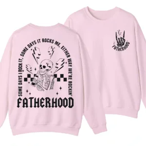5-4-3.webp Fatherhood Some Day I Rock It Sweatshirt, Retro Fatherhood Sweater, Father's Day Gift - Unisex, Gift For Father's Day