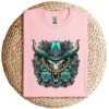 6-1-6.webp Turquoise Cow Skull T-Shirt – Western Bull Skull Graphic Tee – Rodeo Queen Country Shirt – Southwestern Boho Style – Vintage Cowgirl Top