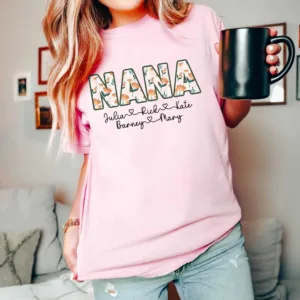6-1-scaled-1.jpeg Custom Nana Shirt - Retro Personalized Nana Grandma Outfit - Cool Nana Gift for Her
