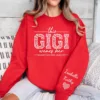 6-11.jpeg Custom Gigi Sweatshirt, Custom Grandma Gift, This Gigi Wears Her Heart On Her Sleeve Sweater, With Kids' Names On Sleeve, Gigi Gift on Mother's Day