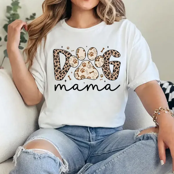6-2-12.webp Dog Mama T-Shirt with Leopard Print – Retro Dog Mom Graphic Tee, Cute Gift for Pet Moms, Mother's Day Shirt for Dog Lovers, Trendy Mama Outfit