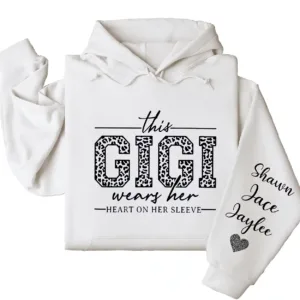 6-2-9.webp This Gigi Wears Her Heart On Her Sleeve Hoodie – Personalized Leopard Gigi Shirt, Cute Gift for Gigi on Mother's Day or Holiday