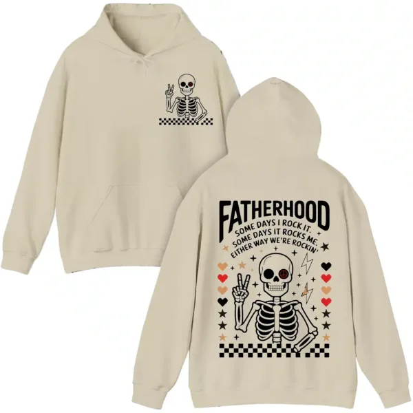 Skeleton Dad Hoodie – Some Day I Rock It Father’s Day Gift, The Best Father's Day Gift