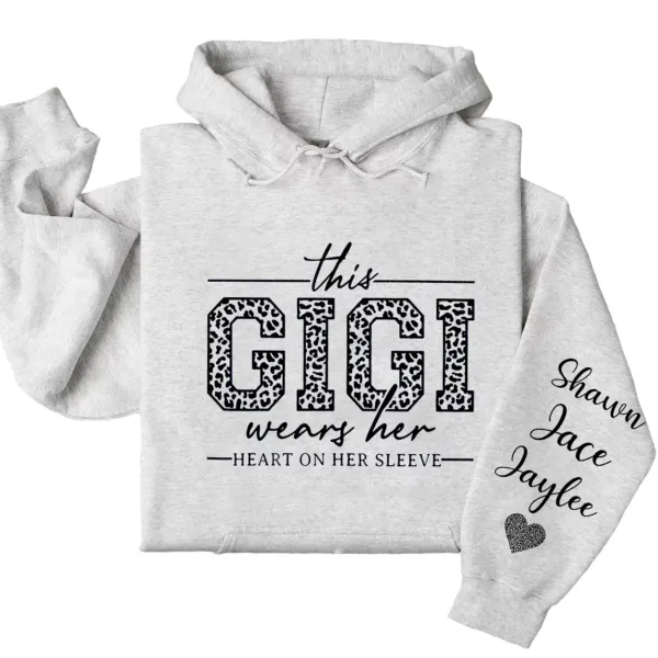 6-4-7.webp This Gigi Wears Her Heart On Her Sleeve Hoodie – Personalized Leopard Gigi Shirt, Cute Gift for Gigi on Mother's Day or Holiday