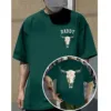 7-2-4.webp Boho Cow Skull T-Shirt – Aztec Inspired Graphic Tee – Southwestern Style – Vintage Cowgirl Country Shirt – Western Boho Fashion