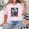 7-2-6.webp Spooky Mama Tarot Card Halloween Mom Skull Mama Black Cat T-Shirt - Unisex, Gift for Halloween Day, Gift for Mama