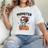 Momster Skeleton Woman Coffee Funny Halloween Mom Mama T-Shirt - Unisex, Gift for Halloween Day,  Gift for Mama