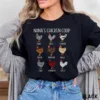 Personalized Nana Shirt - Custom Chicken T-Shirt with Grandkids' Names - Personalized Grandma & Nana Gift