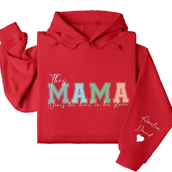 8-1-8.webp This Mama Wears Her Heart on Her Sleeve Hoodie – Custom Hoodie with Kids’ Names, Personalized Mother’s Day Gift for Mama