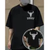 Boho Cow Skull T-Shirt – Western Aztec Bull Skull Tee – Wild West Cowboy & Cowgirl Shirt – Rodeo Graphic – Perfect Western Life Gift