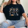 Ballet Pumpkin Skeleton Scary Halloween Men Women Boys Girl T-Shirt - Unisex, Gift for Halloween Day,  Gift for Mama