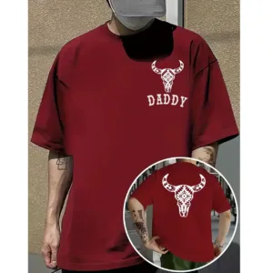 8-4-2-1.webp Boho Cow Skull T-Shirt – Western Aztec Bull Skull Tee – Wild West Cowboy & Cowgirl Shirt – Rodeo Graphic – Perfect Western Life Gift