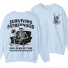 Surviving Fatherhood One Beer At A Time Sweatshirt, Funny Father, Drinking Husband, Fathers Day Gift, Gift for Dad, Model Sweater