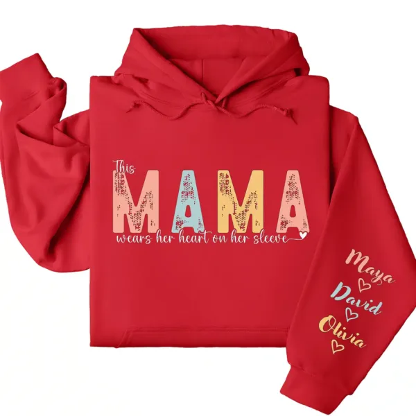 9-1-6.webp This Mama Wears Her Heart on Her Sleeve Hoodie – Custom Hoodie with Kids’ Names, Personalized Mother’s Day Gift for Mom