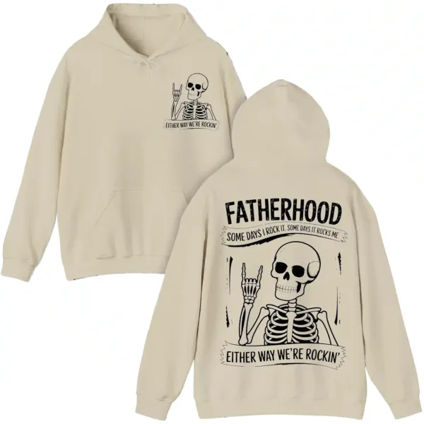 Some Day I Rock It Skeleton Hoodie – A Must-Have Father’s Day Gift For Dads Who Know Fatherhood Isn’t Always Easy, But Always Worth It