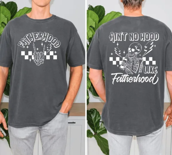 Aint-No-Hood-Like-Fatherhood-Shirt-1.jpg Ain't No Hood Like Fatherhood, Drinking Husband, Fathers Day Gift, Gift For Dad