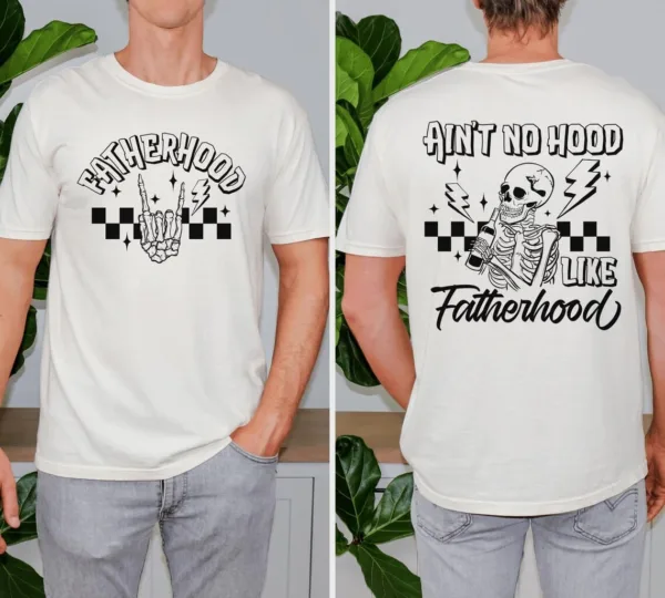 Aint-No-Hood-Like-Fatherhood-Shirt-2.jpg Ain't No Hood Like Fatherhood, Drinking Husband, Fathers Day Gift, Gift For Dad