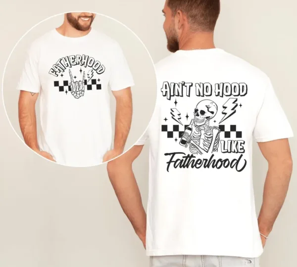 Aint-No-Hood-Like-Fatherhood-Shirt-3.jpg Ain't No Hood Like Fatherhood, Drinking Husband, Fathers Day Gift, Gift For Dad