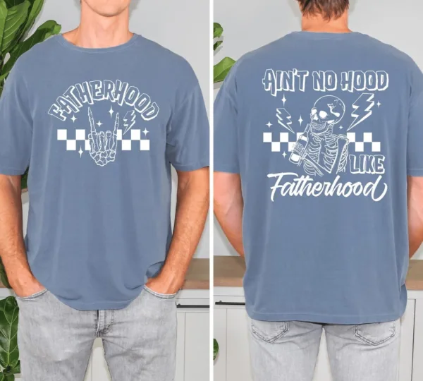 Aint-No-Hood-Like-Fatherhood-Shirt-5.jpg Ain't No Hood Like Fatherhood, Drinking Husband, Fathers Day Gift, Gift For Dad