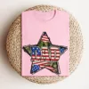 American Flag Dad Tee, Star Dad T-Shirt, USA Flag Tshirt, USA Dad Shirt for 4of July, Independent Day, Father's Day, Big America
