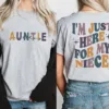 Aunt-Sweatshirt-1.webp I'm Just Here For Niece, Gift For Aunt From Niece, Auntie With Name T-Shirt, Feral Aunt, Auntie Gift, Aunts Birthday Gifts
