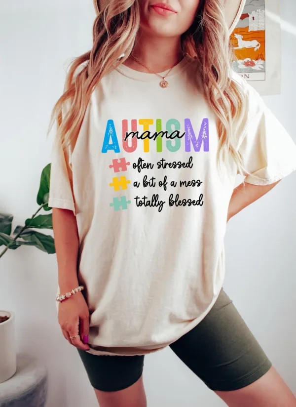 Autism Mom Shirt, Autism Awareness Mama T-Shirt, Proud Autism Mama Tees
