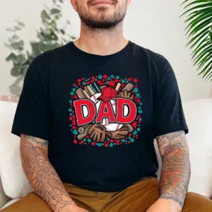 Baseball-Dad-Shirt-1.webp Baseball Dad Tee ? Gift for Sports Dad ? Game Day Shirt for Father