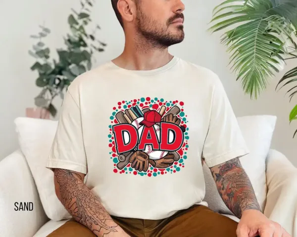 Baseball Dad Tee ? Gift for Sports Dad ? Game Day Shirt for Father