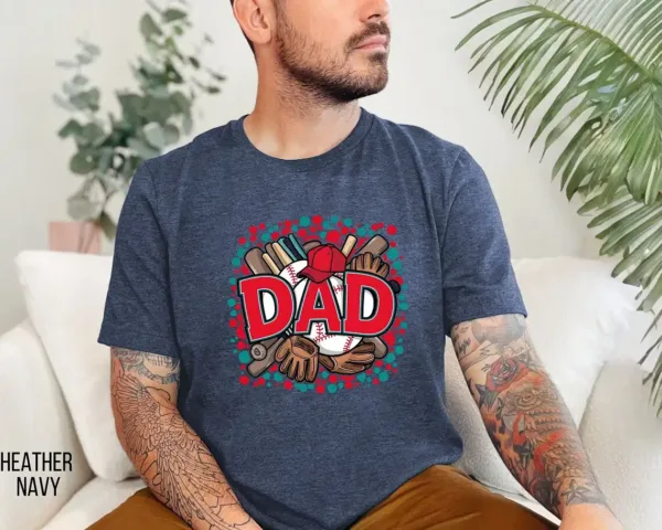 Baseball Dad Tee ? Gift for Sports Dad ? Game Day Shirt for Father