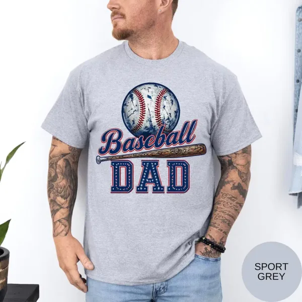 Baseball-Dad-Shirt-8.webp Baseball Dad Shirt ? Funny Baseball Father T-Shirt ? Sports Dad Gift for Father's Day or Game Day