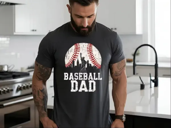Baseball Dad T-Shirt ? Perfect Father's Day Gift for Sports Loving Dads