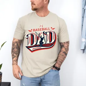 Baseball-Dad-Shirt-Fathers-Day-6.webp Father's Day Baseball Dad Shirt ? Sports Dad Graphic Tee for Game Lovers