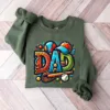 Baseball Dad Shirt ? Sports Field Letter Design with Hitter Silhouette ? Best Gift for Baseball Dads
