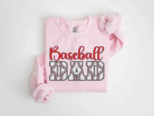Baseball Dad Sweatshirt ? Throwing Player Graphic ? Father?s Day or Game Day Gift
