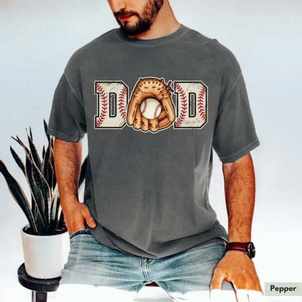 Sports Dad Baseball T-Shirt ? Great Gift for Baseball Dads & Game Days