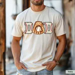 Sports Dad Baseball T-Shirt ? Great Gift for Baseball Dads & Game Days