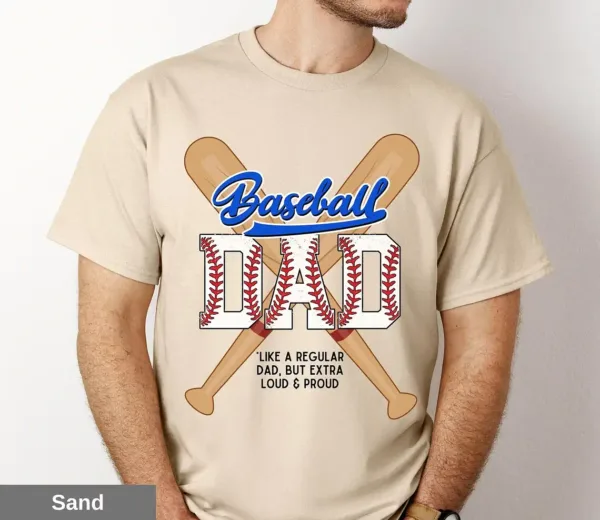 Cool Baseball Dad Tee ? Great Father's Day Gift for Baseball Lovers