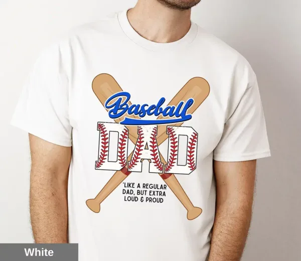 Cool Baseball Dad Tee ? Great Father's Day Gift for Baseball Lovers