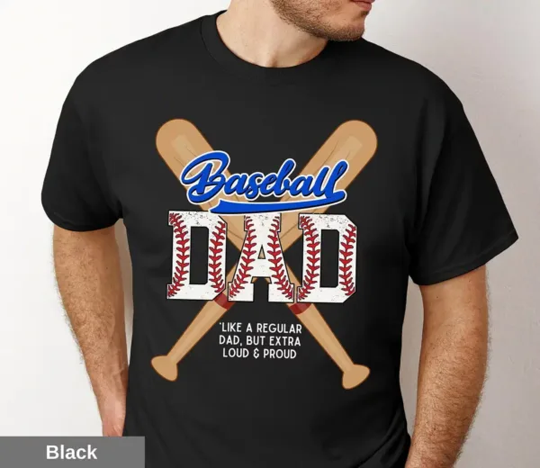 Cool Baseball Dad Tee ? Great Father's Day Gift for Baseball Lovers