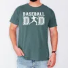 Baseball Dad Shirt with Pitcher Silhouette ? Vintage Sports Tee for Fathers