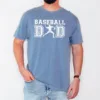 Baseball Dad Shirt with Pitcher Silhouette ? Vintage Sports Tee for Fathers