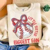 Baseball Sister, Little Sister Baseball, Baseball Game Day, Baseball Lover Sweatshirt, Little Sister Biggest Fan