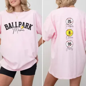 Baseball-Softball-Mom-Shirt-Softball-Baseball-Mom-Shirt-Ballpark-Mama-Shirt-Names-on-Back-Custom-Baseball-Mom-2.jpg Personalize Baseball Softball Mom Shirt, Ballpark Mama Shirt Names on Back Custom Baseball Mom T-shirt