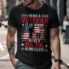 Being a Veteran is an Honor Being a Papa is Priceless Patriotic T-Shirt, Veteran Papa Shirt, Gift for Veterans, Veteran Dad Tee